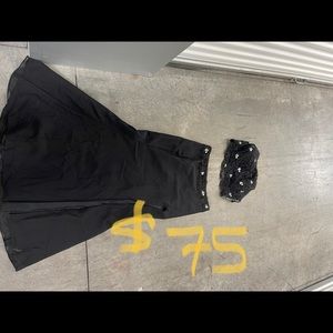 Two piece prom dress